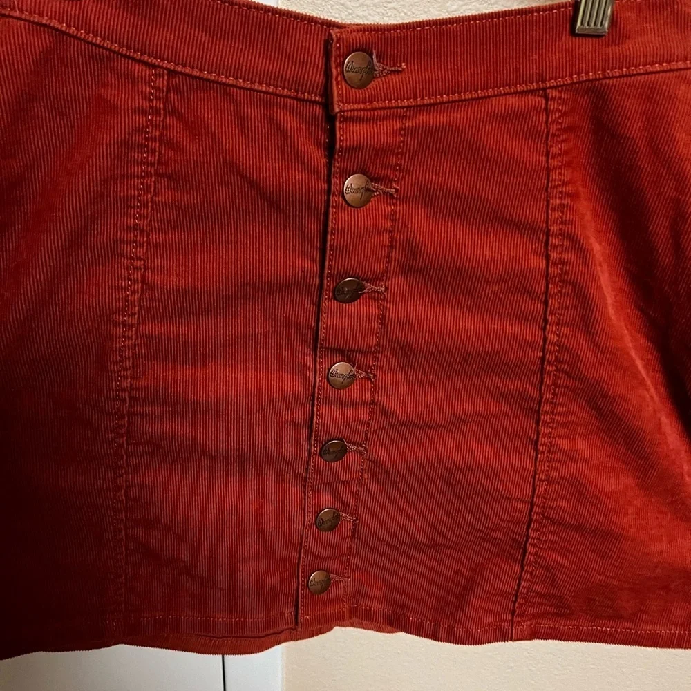 Wrangler Women's Button Front Mini Skirt XS
